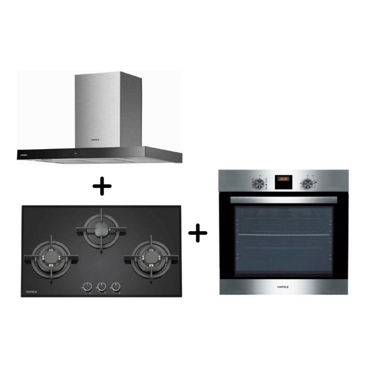 large gas hob and oven